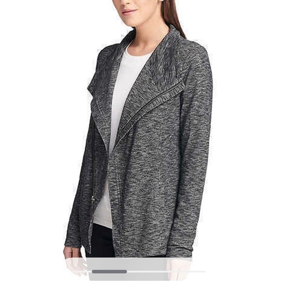 G.H. Bass Knit Zip Asymmetrical Cardigan Sz XXL NWT - Picture 2 of 8